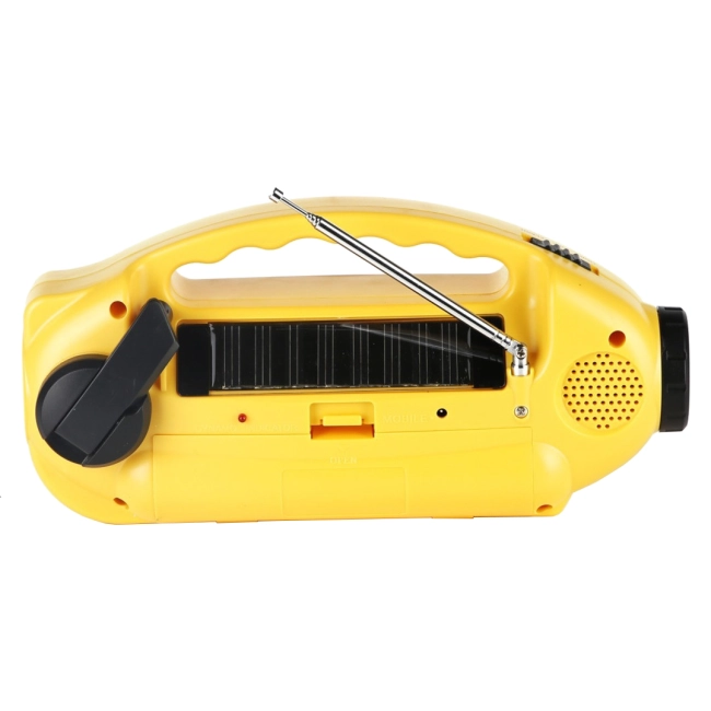 динамо радіоприймач з сонячною батареєю та ліхтариком