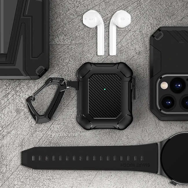 чехол на карабине для airpods 2
