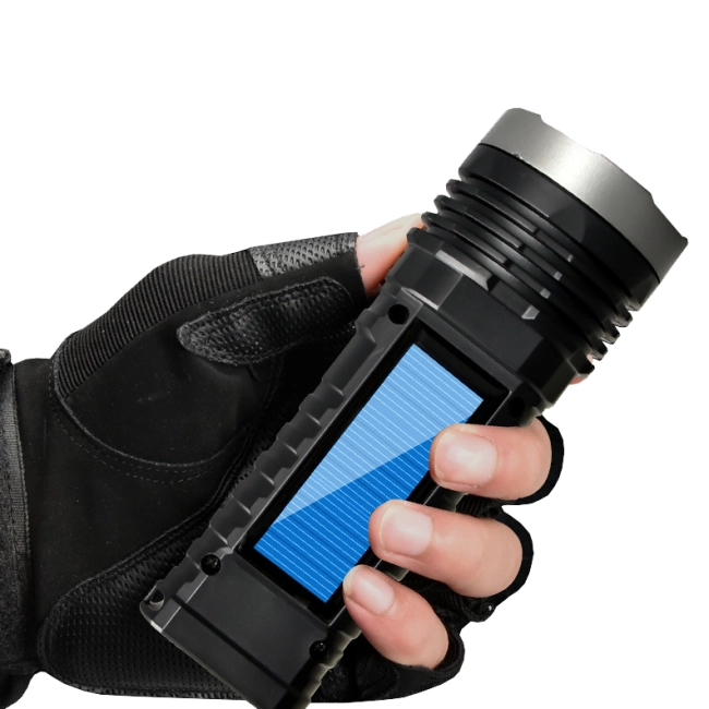 фонарь светодиодный с солнечной панелью