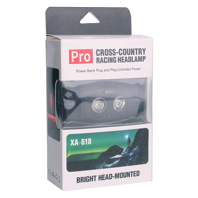 ліхтар led налобний на батареях ааа