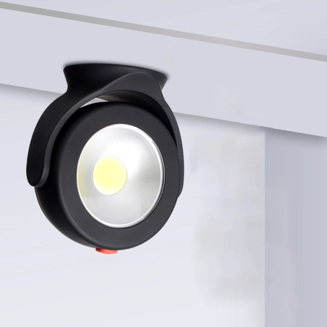 світлодіодний світильник із поворотним механізмом