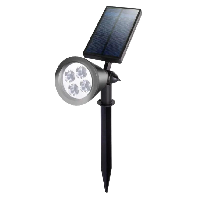 підсвітка із сонячною батареєю для саду