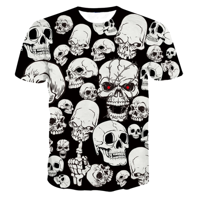 купить футболку с черепами
