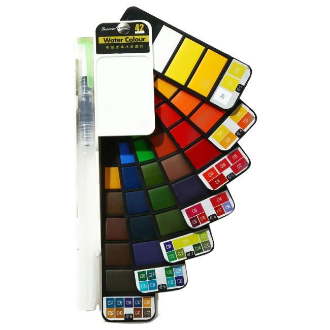 складний комплект фарб