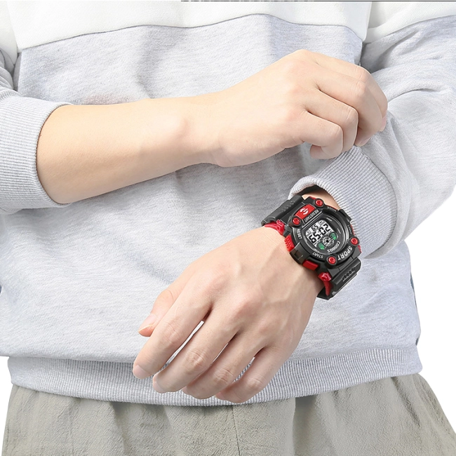 мужские водонепроницаемые часы с подсветкой