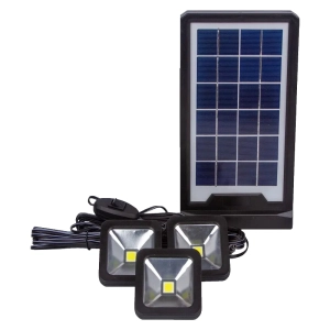 Сонячна панель із лампами (портативна сонячна станція) сонячна панель з лампами