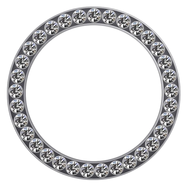 кольцо со стразами для замка зажигания