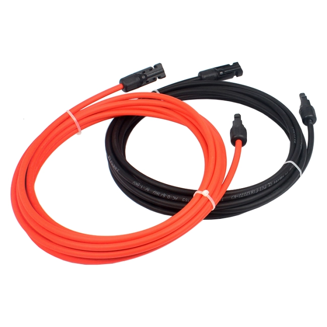 кабель для сонячної батареї з роз'ємами mc4