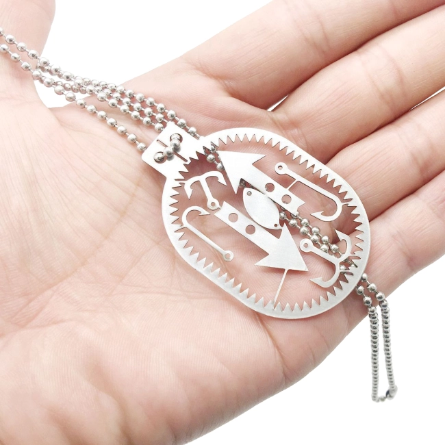 подвеска на шею с разборным мультитулом