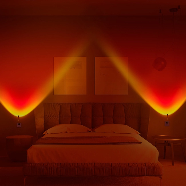 проекційний світильник захід сонця