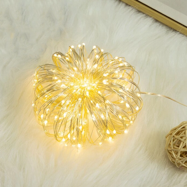led гірлянда дріт usb з пультом