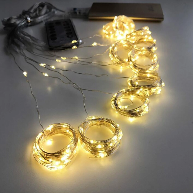 led гирлянда штора занавес