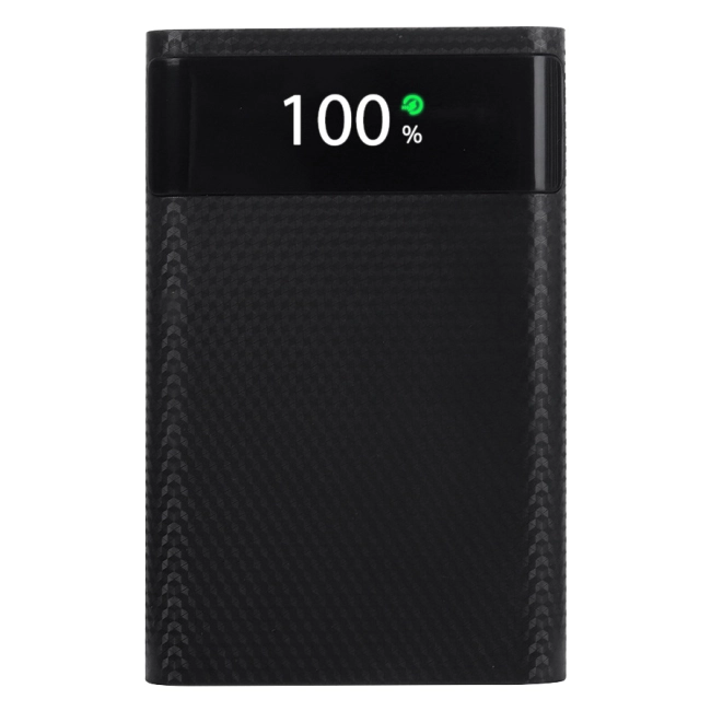 внешний аккумулятор для аккумуляторов 18650 с дисплеем