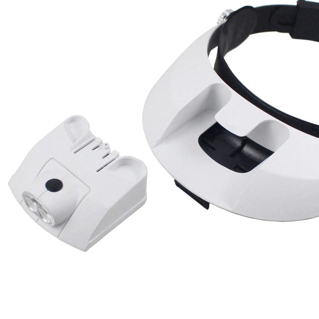 окуляри бінокулярні збільшувальні з підсвічуванням