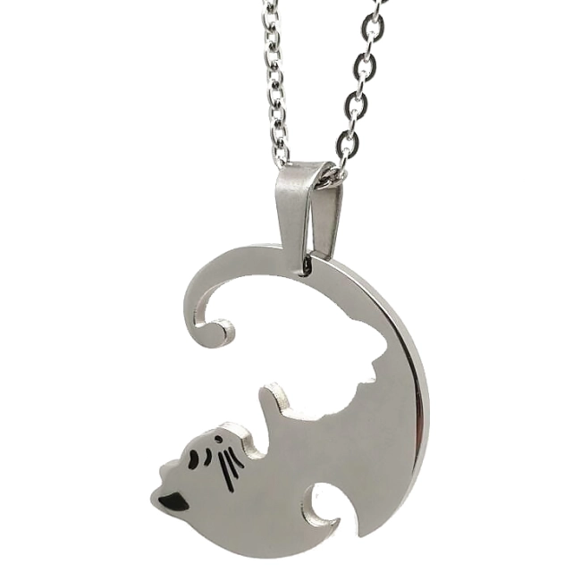 парные кулоны с котами