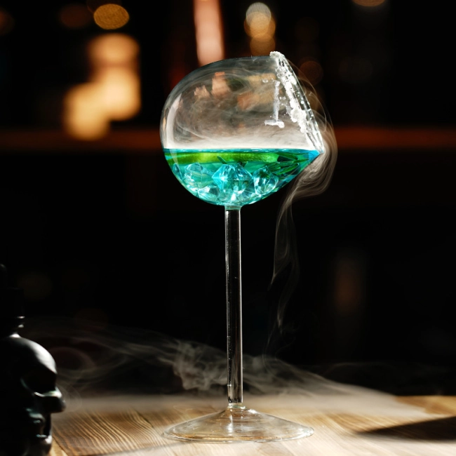 наклонный бокал