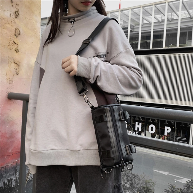 мужская сумка через плечо на молнии