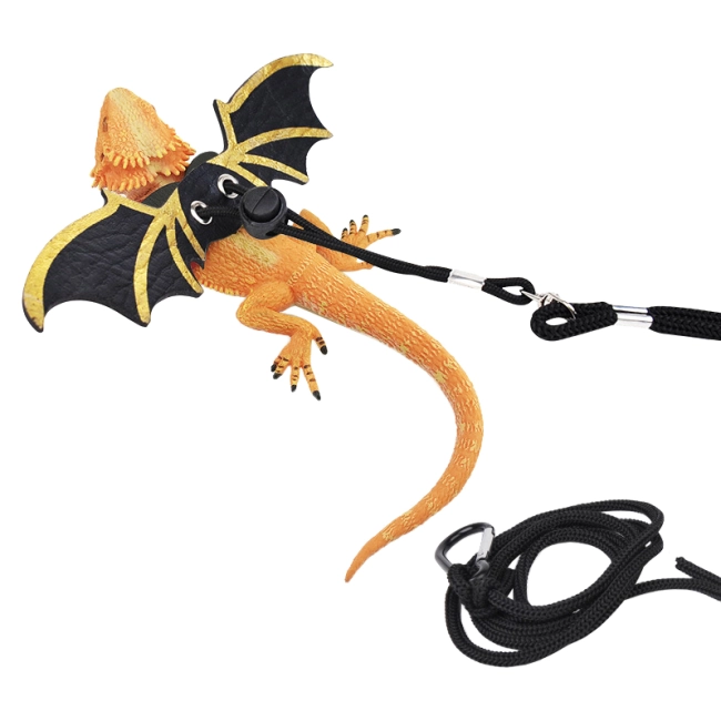 поводок с крыльями для выгуливания ящерицы