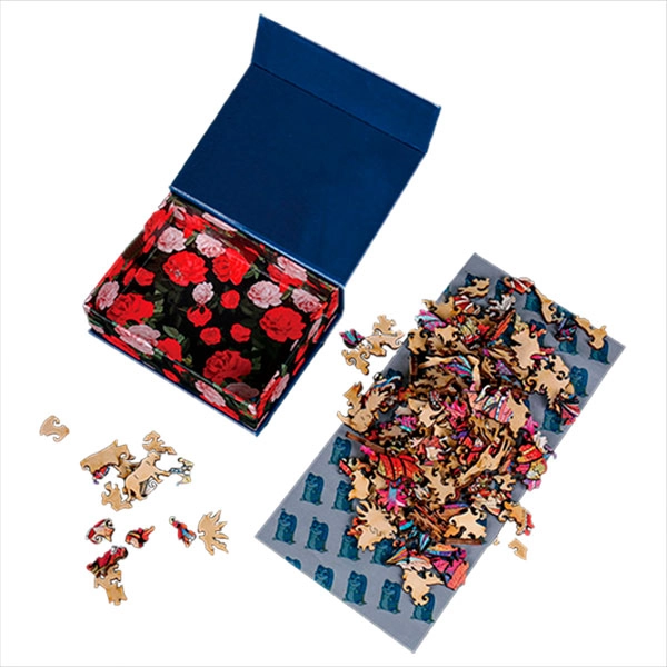 пазлы из дерева в форме животных