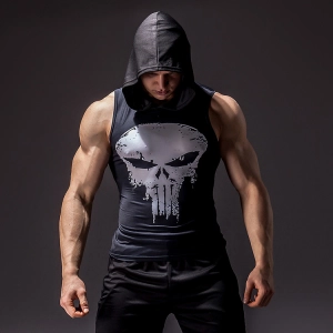 майка каратель з капюшоном