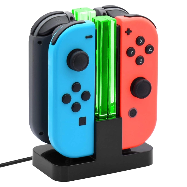 зарядная станция для nintendo switch на 4 joy-con