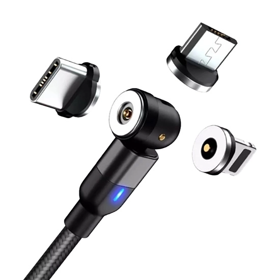 кабель магнітний micro-usb type c type c lightning