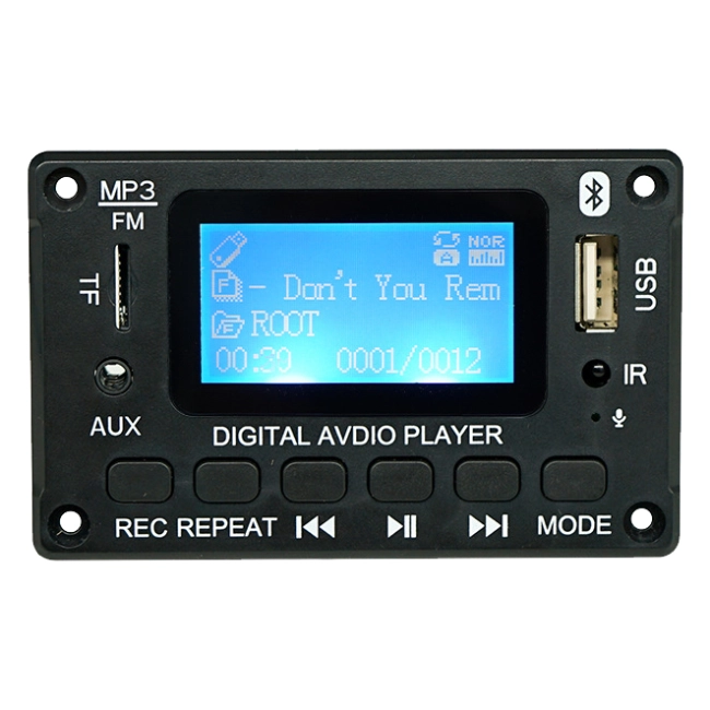 вбудований mp3 fm bluetooth модуль з usb