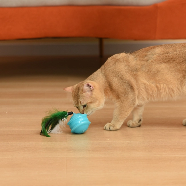 электронная игрушка шарик для котов