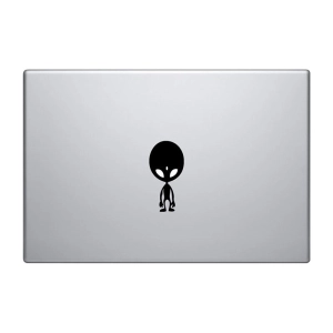 Виниловая наклейка на макбук Alien (размеры 10.1x7.1 см) стикер на макбук
