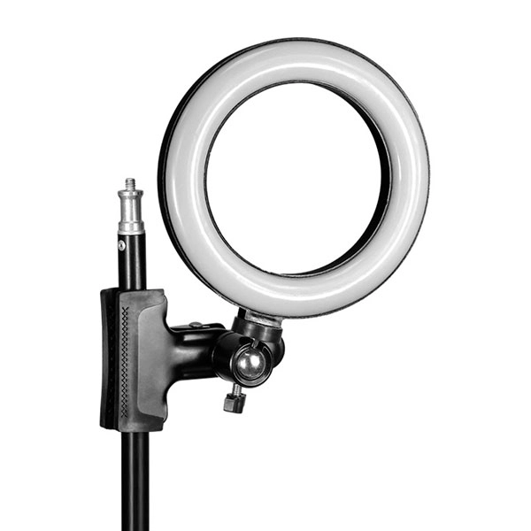 кільцева лампа з прищіпкою