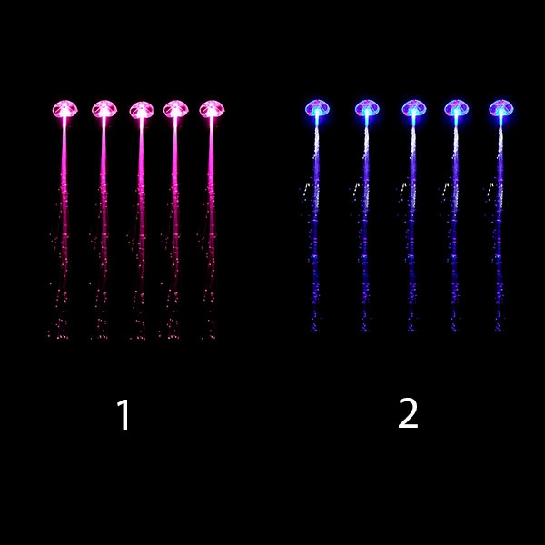 локони, що світяться у волосся