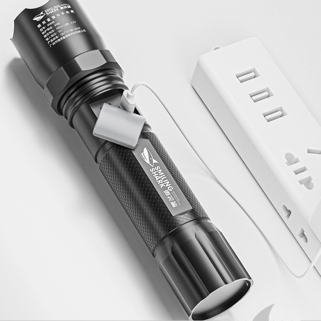 ліхтар на акумуляторі із зарядкою для телефону