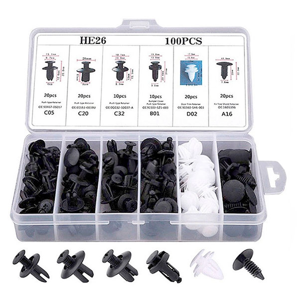 набор креплений для обшивки автомобиля