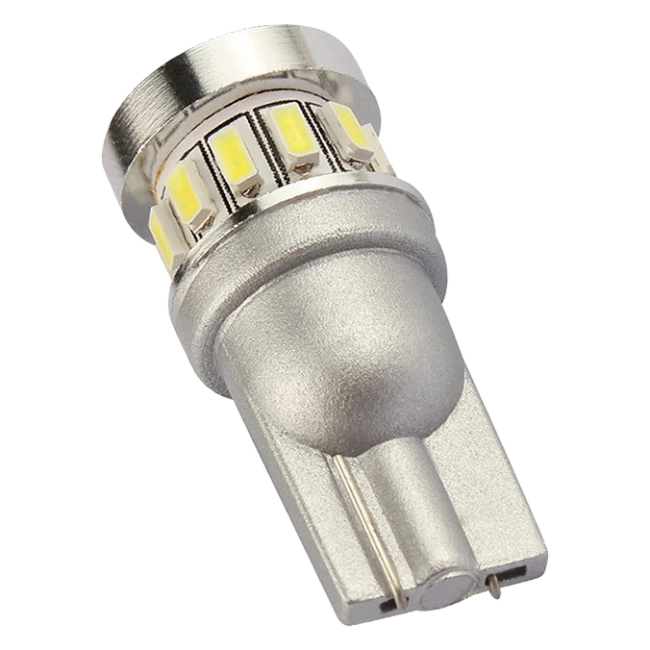 автомобільна led лампа w5w з цоколем t10 і canbus