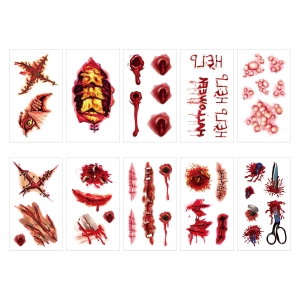 Перекладні татуювання наклейки шрами татуювання наклейки шрами