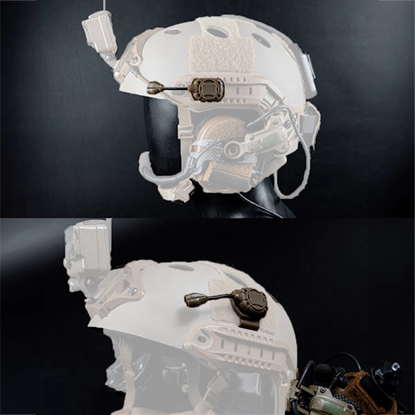 світлодіодний ліхтар для шолома з кріпленням