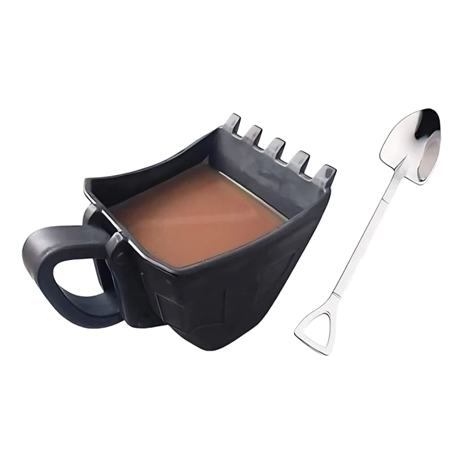 кружка с экскаватором