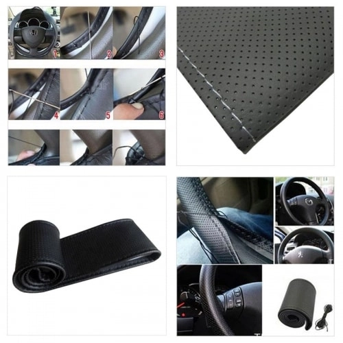 чохол на кермо оплетка на кермо зі шнурівкою оплетка на кермо зі штучної шкіри