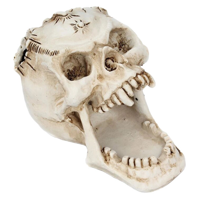 підставка для канцелярії у формі черепа