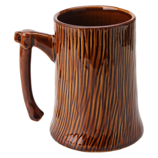 кружка с ручкой в виде топора