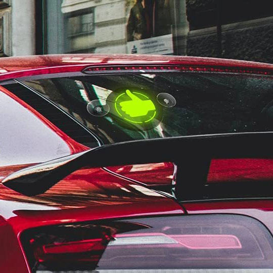 знак палец вверх для машины