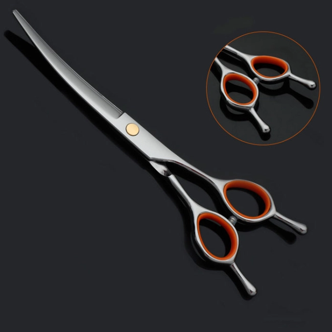 закруглені ножиці для стрижки собак