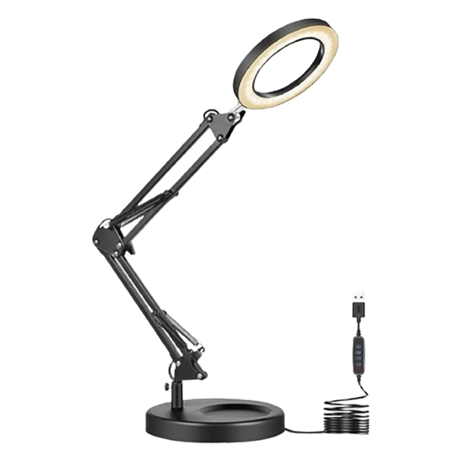 настільна лампа-лупа