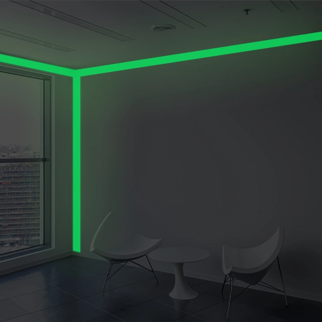 Светящаяся флуоресцентная лента