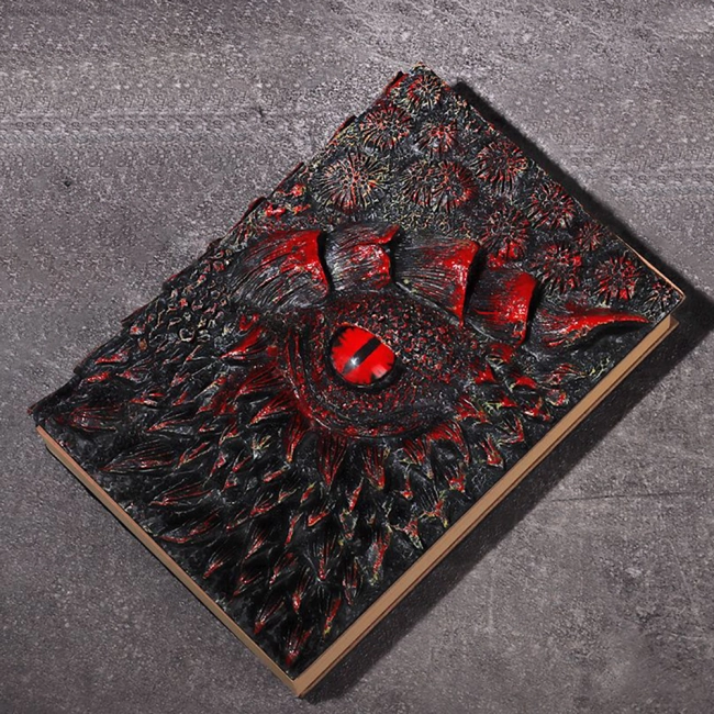 блокнот с драконом