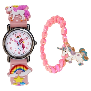 набор часы и браслет для девочки