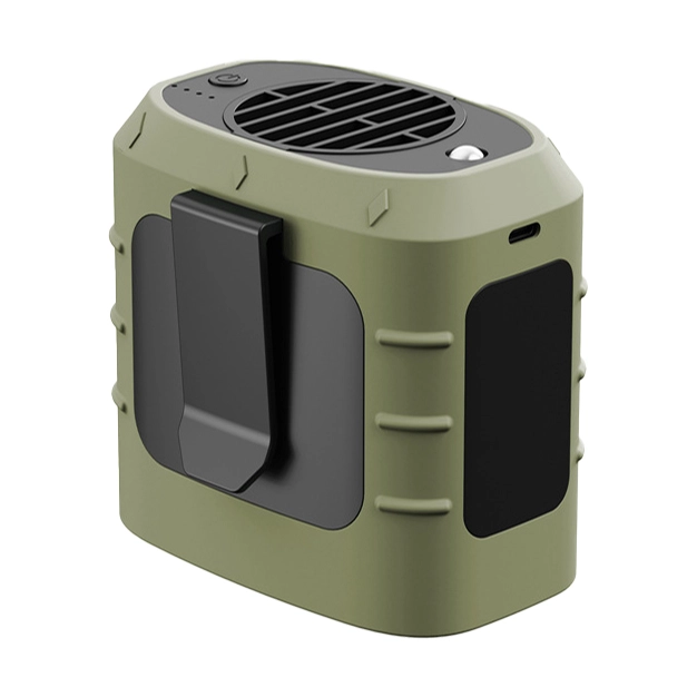 мини вентилятор с фонариком