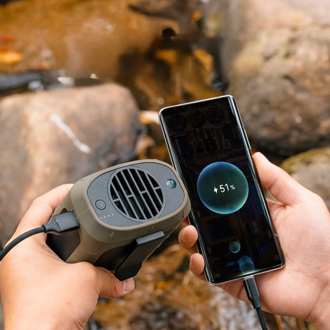 портативный вентилятор 3 в 1