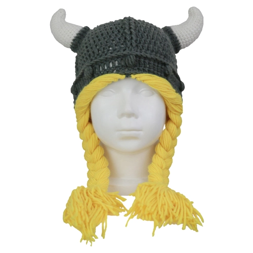 В'язана шапка вікінг