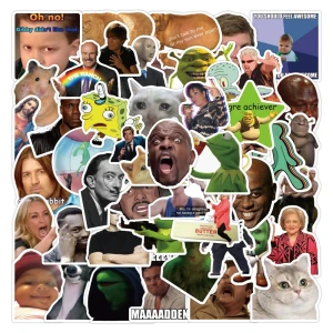 Стикеры Мемы (набор из 100 шт) Стикеры Мемы